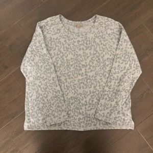 Banana Republic Crewneck Leopard Sweatshirt